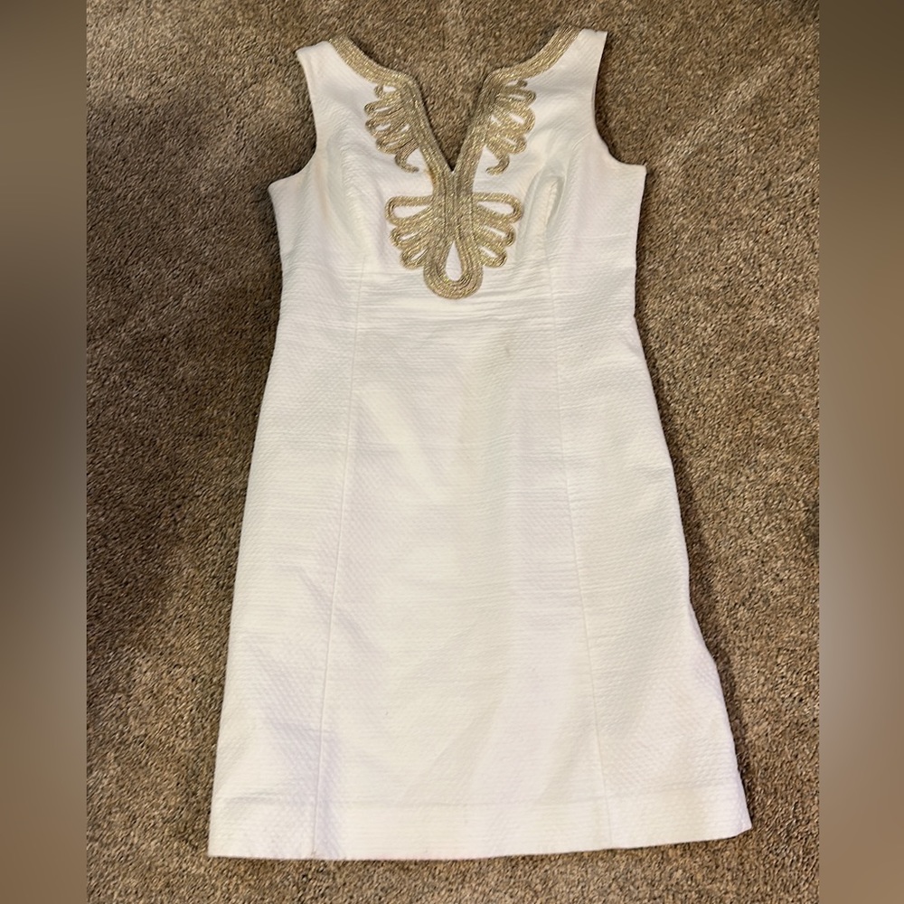 Lilly Pulitzer Valli White Shift Dress